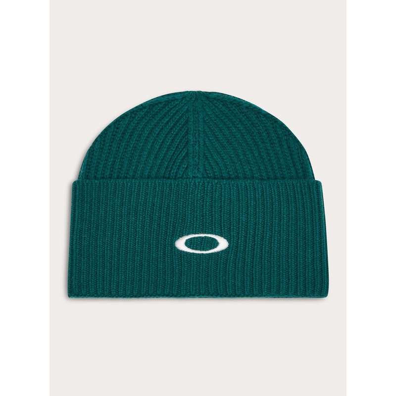 Ellipse Ribbed Beanie|O/S|BLACKOUT (02E)|HUNTER GREEN (7BC)