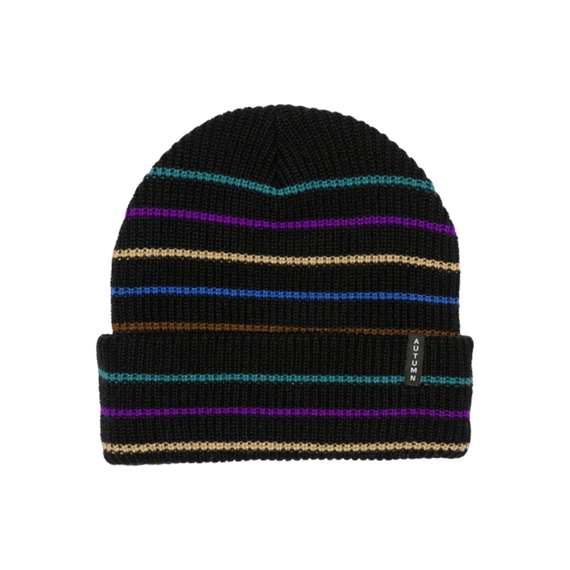 Multi Stripe Beanie|O/S|BLACK|DUSTY PINK|PURPLE