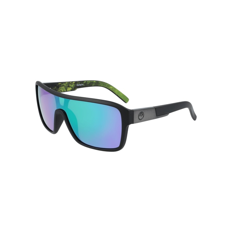 Remix Matte Black Terra Firma/LL Green Ion Sunglasses
