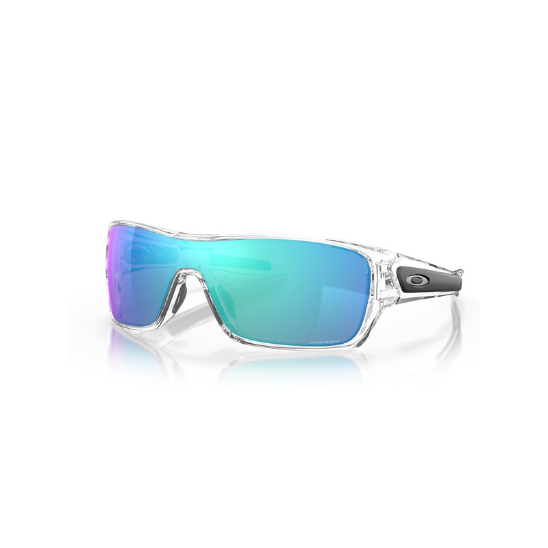 Turbine Rotor Polished Clear/Sapphire Irid Sunglasses