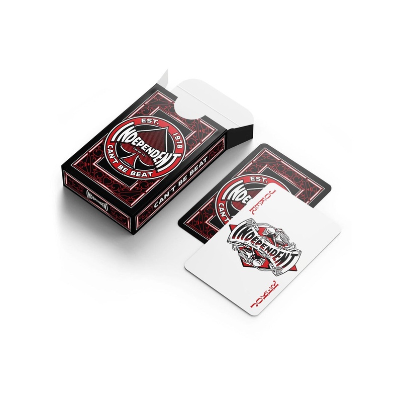 Cant Be Beat Playing Cards|O/S|BLACK/RED