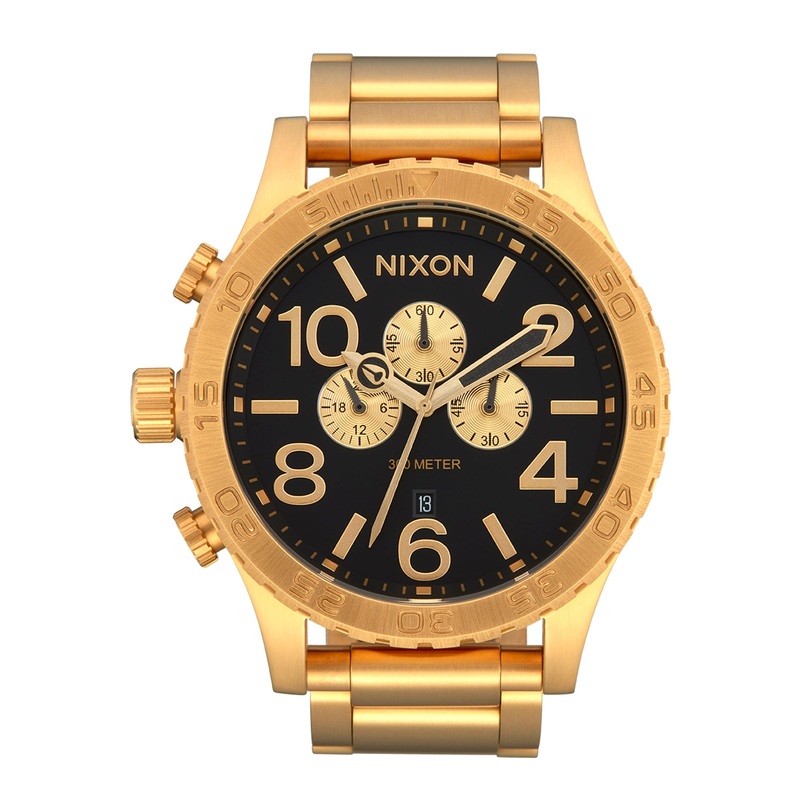 51-30 Chrono Watch|O/S|ALL GOLD/BLACK (510)