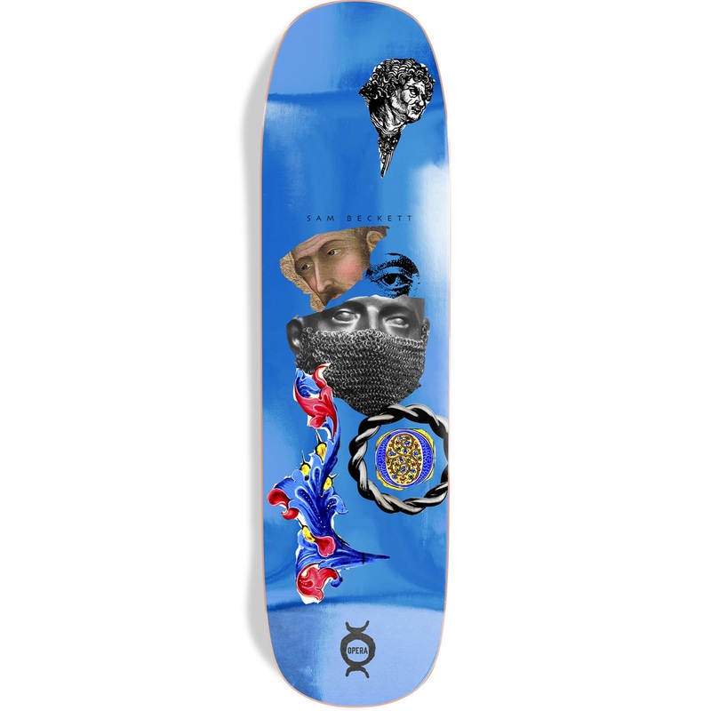 Ex7 Beckett Clipped 8.75 Old School Skateboard Deck