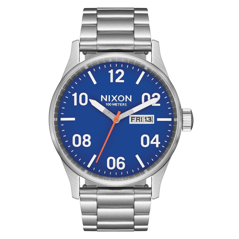 The Sentry SS Silver/Cobalt Watch