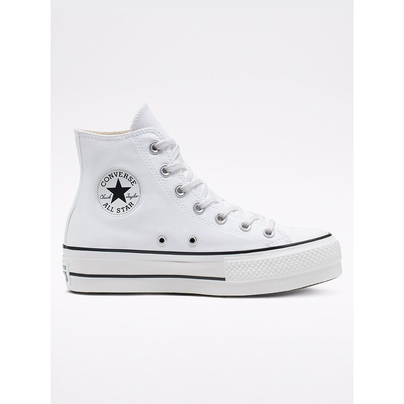 Chuck Taylor All Star Platform Hi White/Black/White Shoes