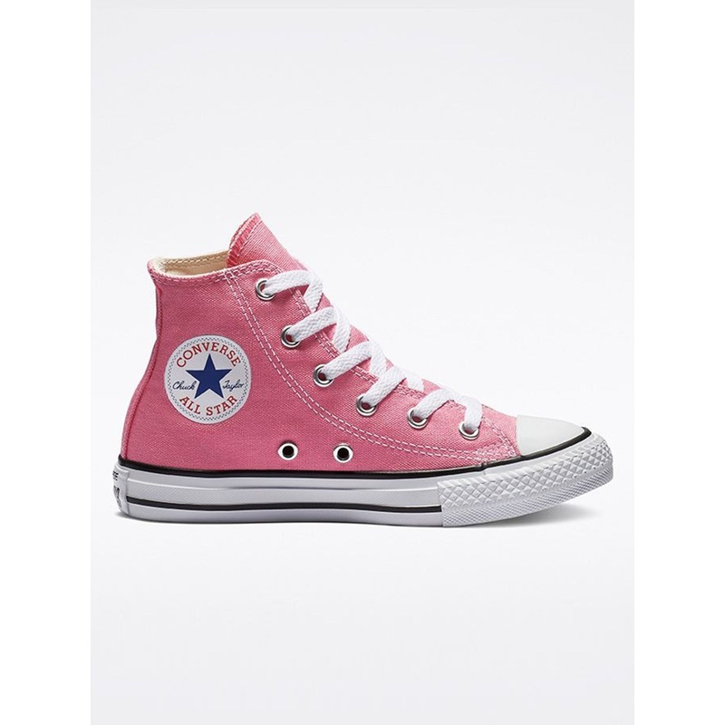 Classic Chuck Hi Pink Shoes (Kids)