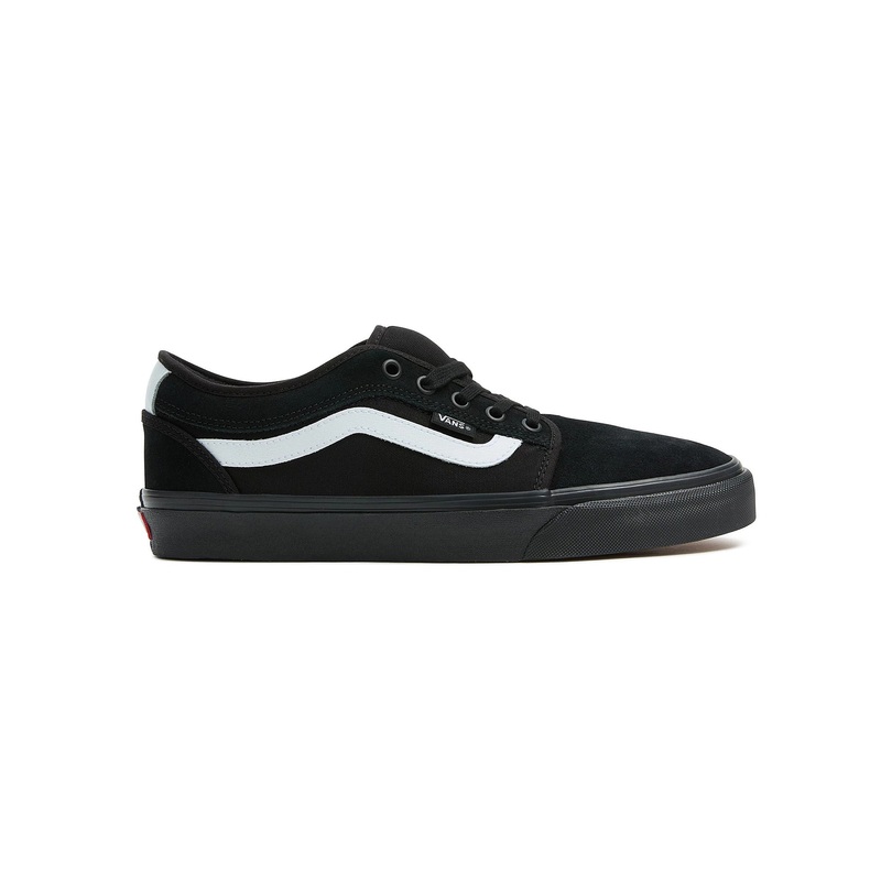 Skate Chukka Low Sidestripe Black/Black/White Shoes