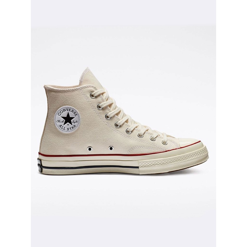 Chuck 70 Canvas Hi Parchement/Garnet/Egret Shoes