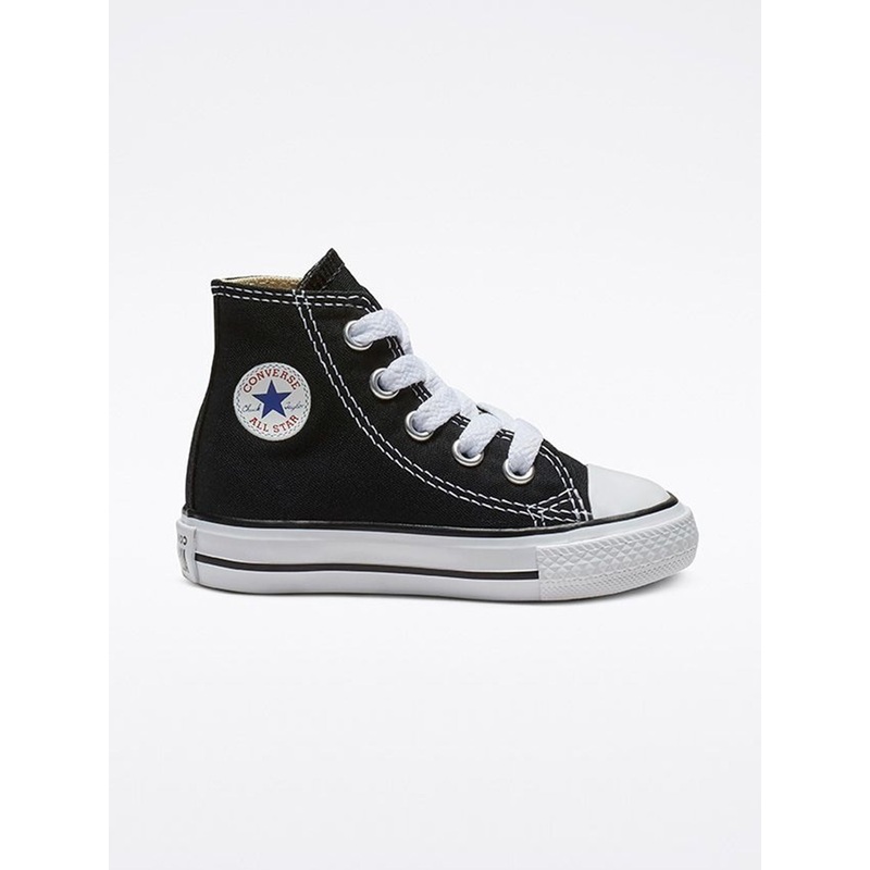Chuck Taylor All Star High Black Shoes (Little Kids)