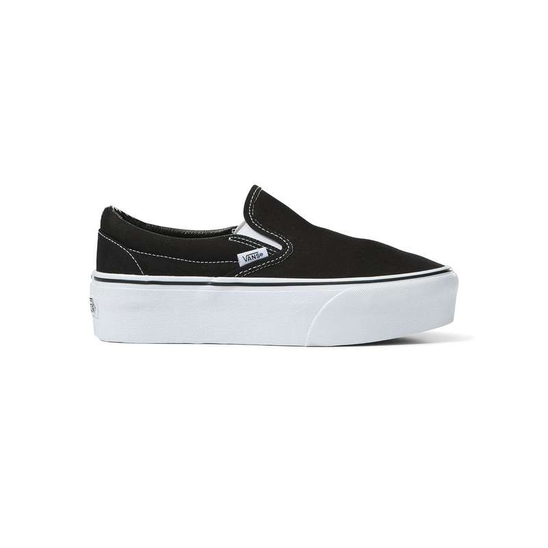 Classic Slip-On Stackform Black/True White Shoes