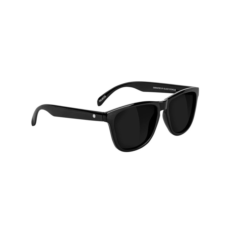 Deric Polarized Sunglasses|O/S|BLACK|MATTE BLACK
