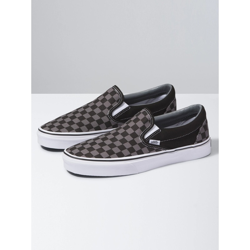 classic-slip-on-black-pewter-check-shoes_1 Classic Slip-On Black/Pewter Check Shoes
