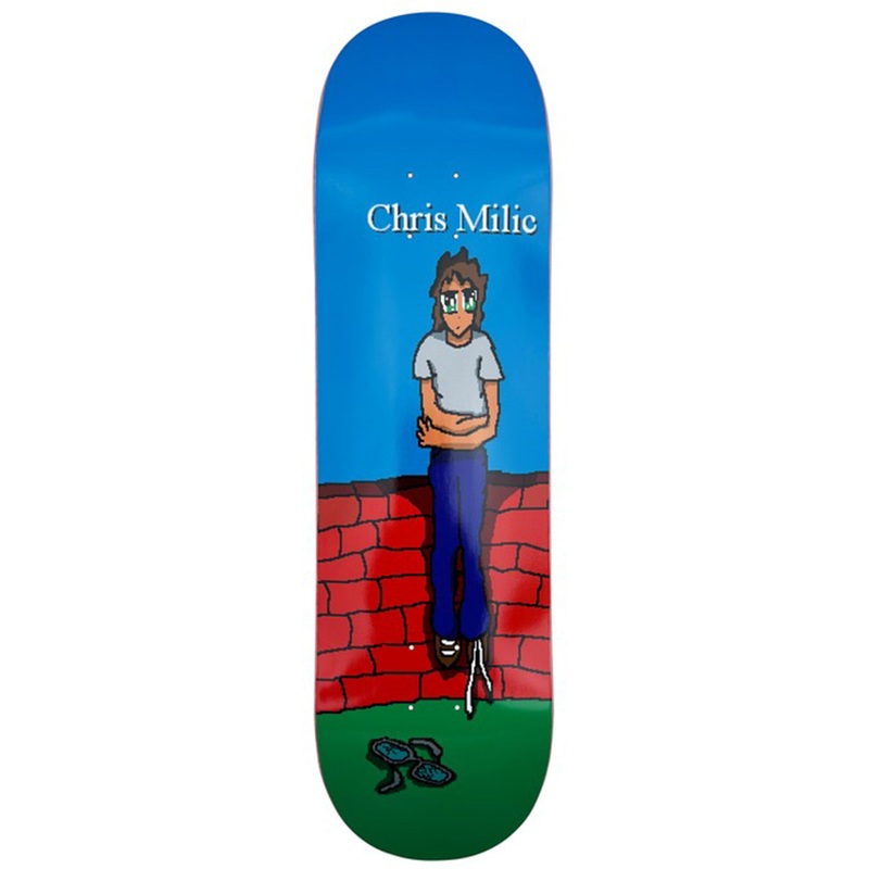 Chris Milic Broken Glasses 8.38 Skateboard Deck