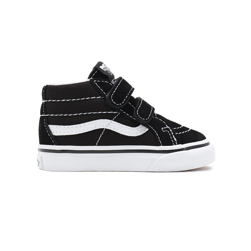 Sk8-Mid Reissue V Black/True White Shoes (Little Kids)