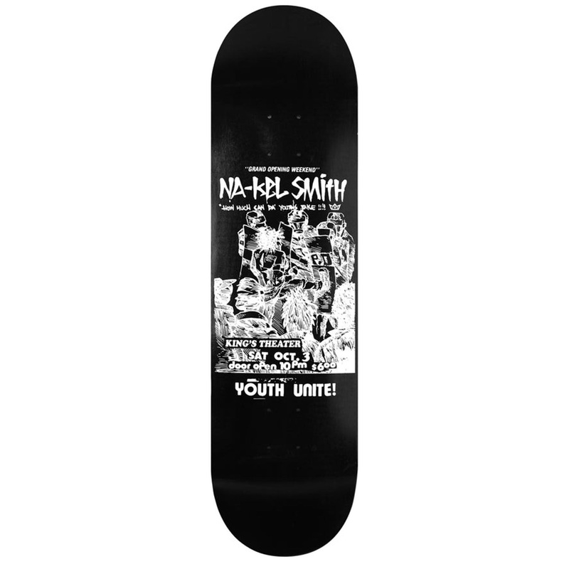 Nakel Flyer Black 8.25 & 8.5 Skateboard Deck