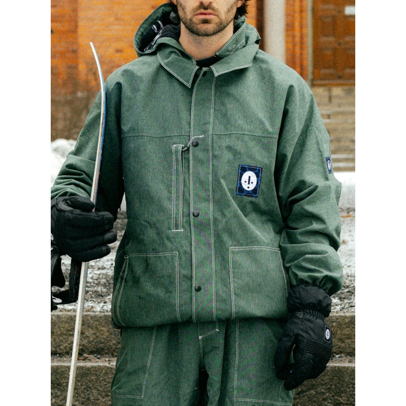 Snow Dojo Jacket|SM|MED|LRG|XL|FOREST GREEN DENIM (FGDN)