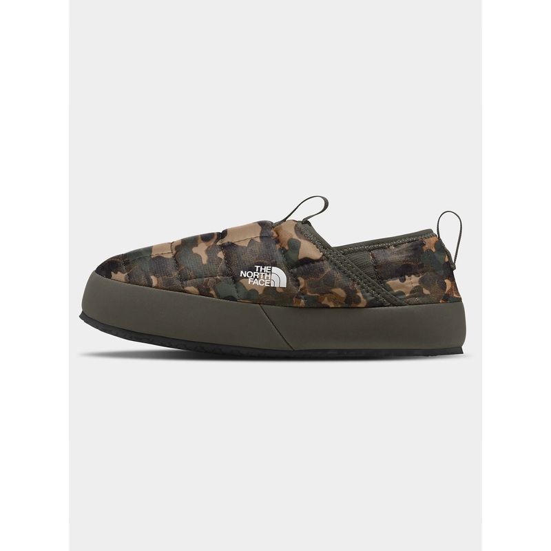 Thermoball Traction Mule II Brown Camo/Green Shoes (Kids)