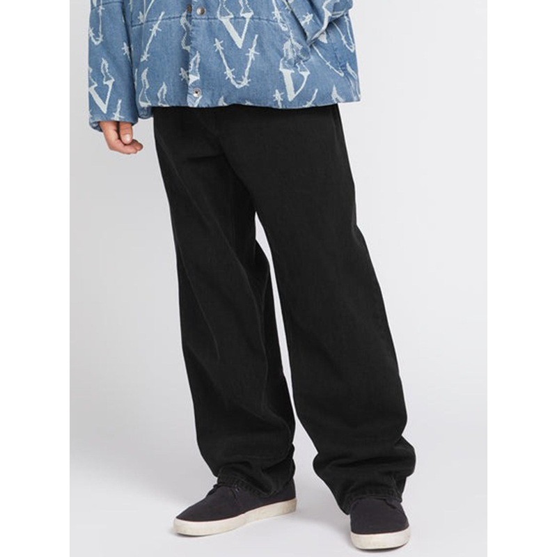 Billow Loose Fit Jeans|28|29|30|31|32|33|34|36|38|BLACK (BLK)