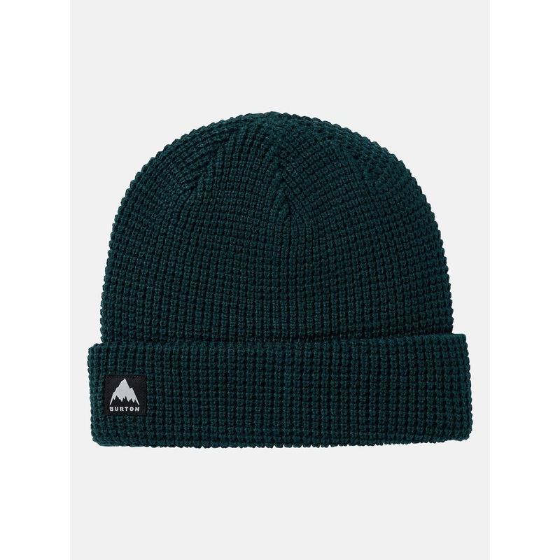 Recycled Waffle Beanie|O/S|DEEP EMERALD (302)|SUMMIT TAUPE (200)|TRUE BLACK (001)|DRESS BLUE (400)|DEEP RED (601)