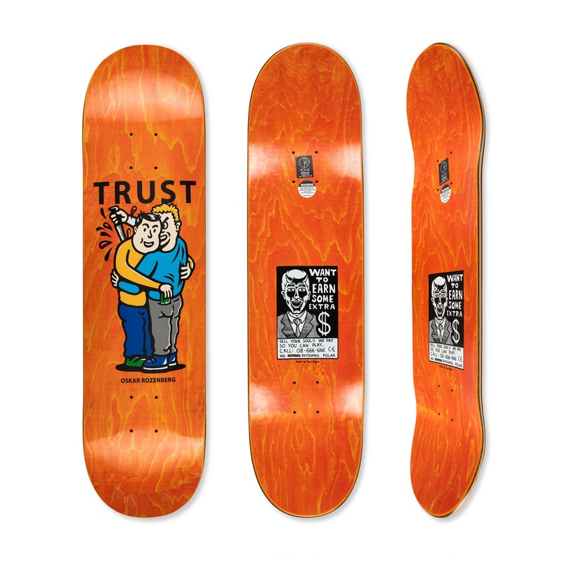 Oskar Rozenberg Trust 8.25 & 8.5 Skateboard Deck