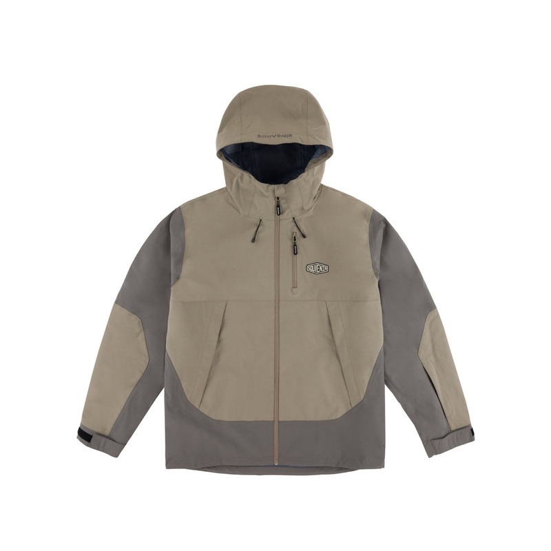 3 Ply Ripstop Shell Jacket|XXS|XS|SM|MED|LRG|XL|MUSHROOM|BLACK|ARMY