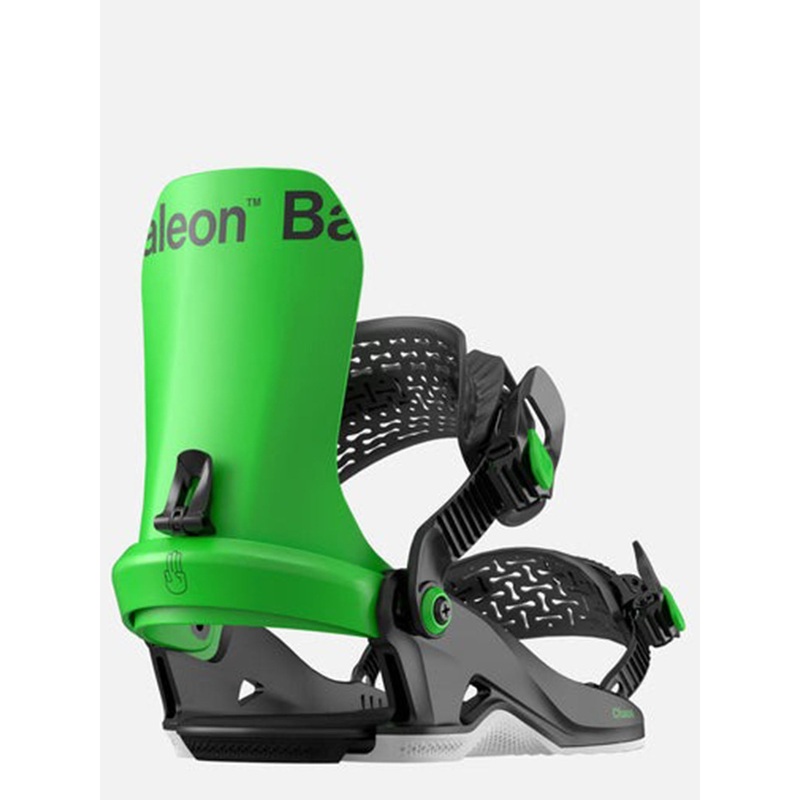 Chaos HW Snowboard Bindings|M/L|L/XL|NEON GREEN|BONE WHITE