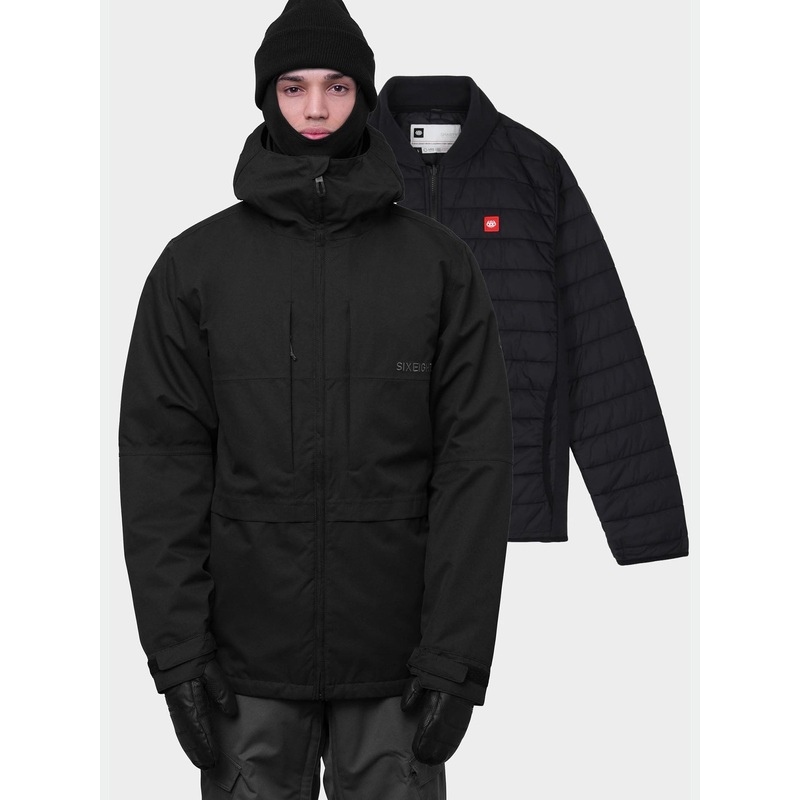 Smarty 3-in-1 Form Jacket|SM|MED|LRG|XL|BLACK (BLK)|SAGE COLORBLOCK (SGCB)|LIMESTONE DBBY TXT (LSDB)