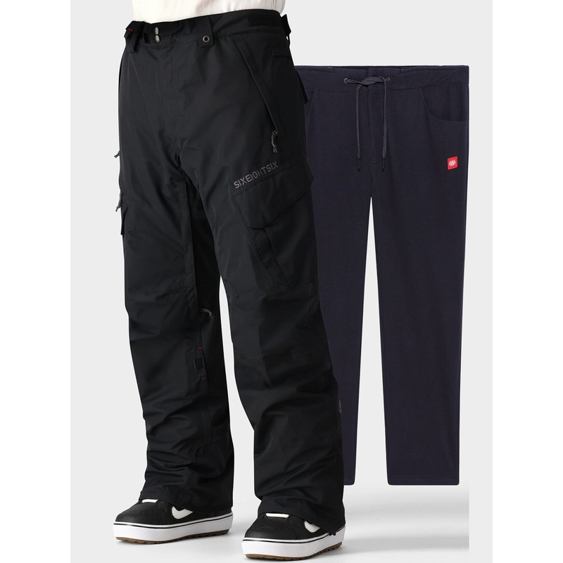 Smarty 3-in-1 Cargo Pants|SM|MED|LRG|XL|XXL|BLACK (BLK)