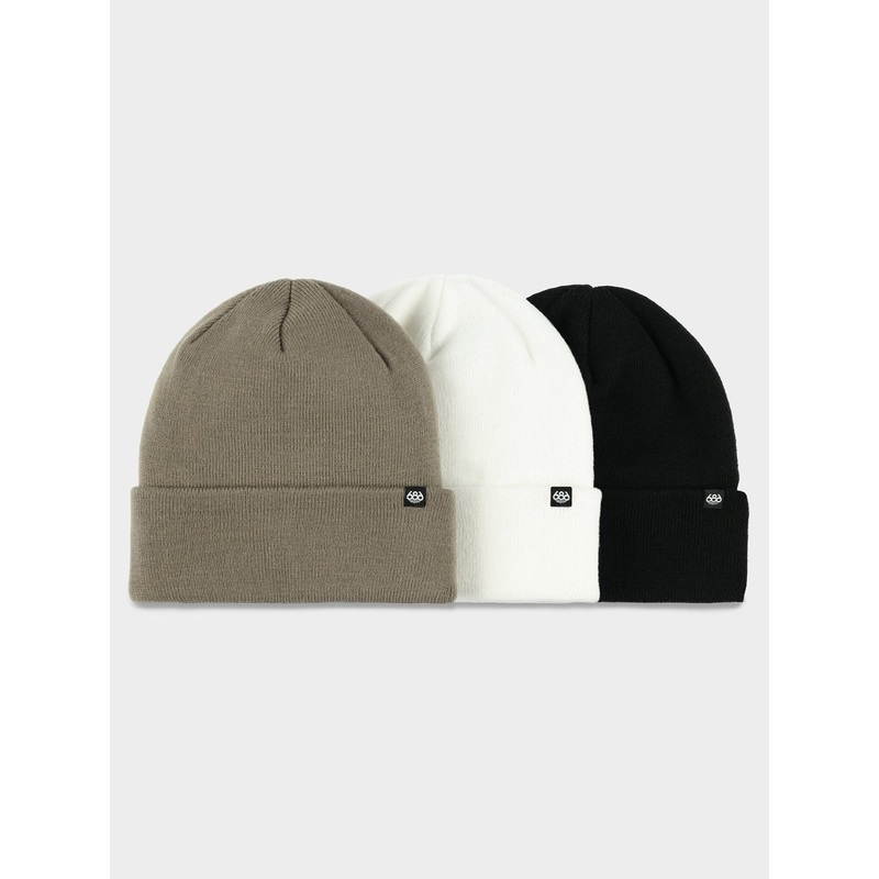 Standard Roll Up 3 Pack Beanie