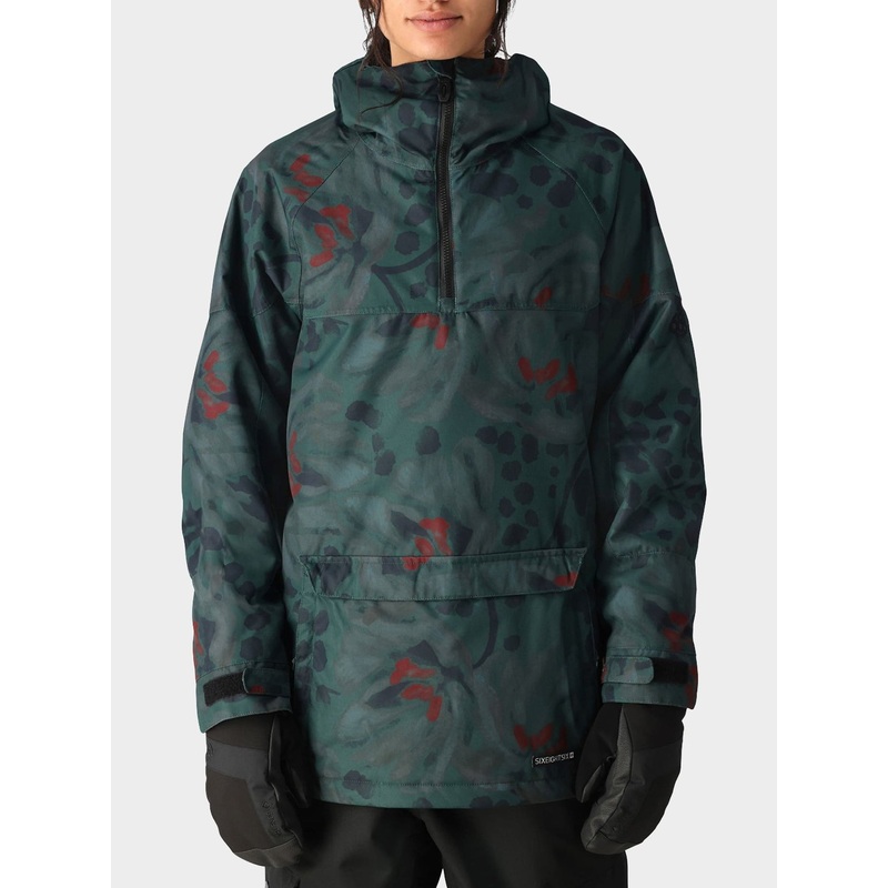 Upton Anorak Jacket (Women)|SM|MED|LRG|CYPRES GREEN BLOOM (CGBL)
