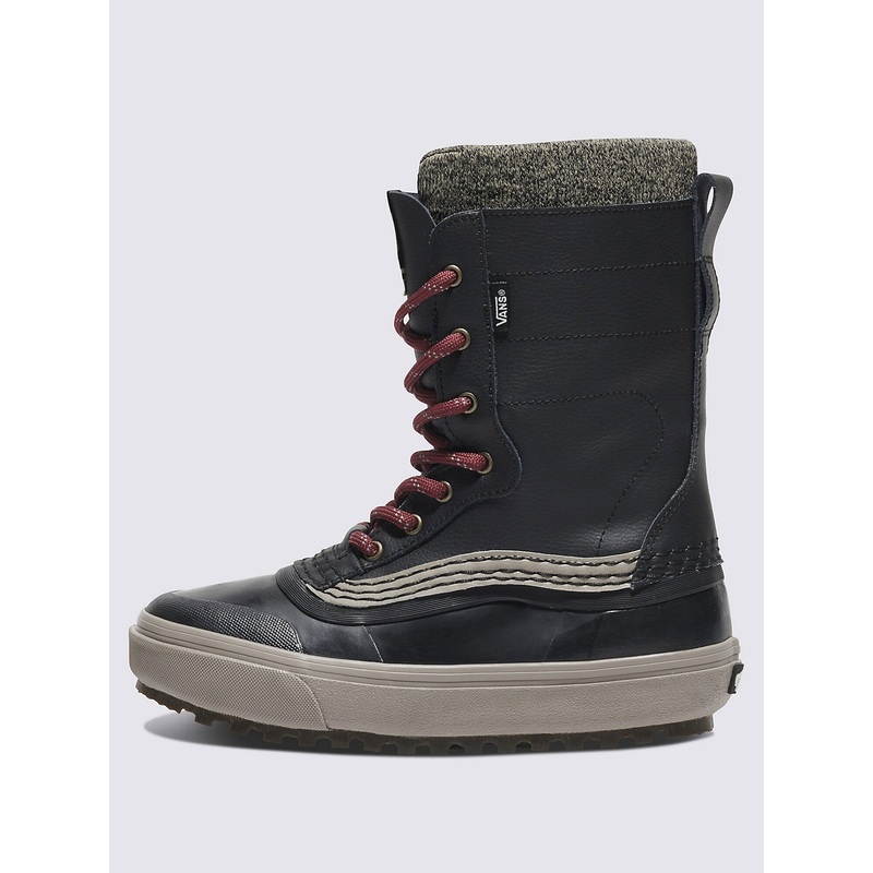 MTE Standard Waterproof Black/Red Winter Boots