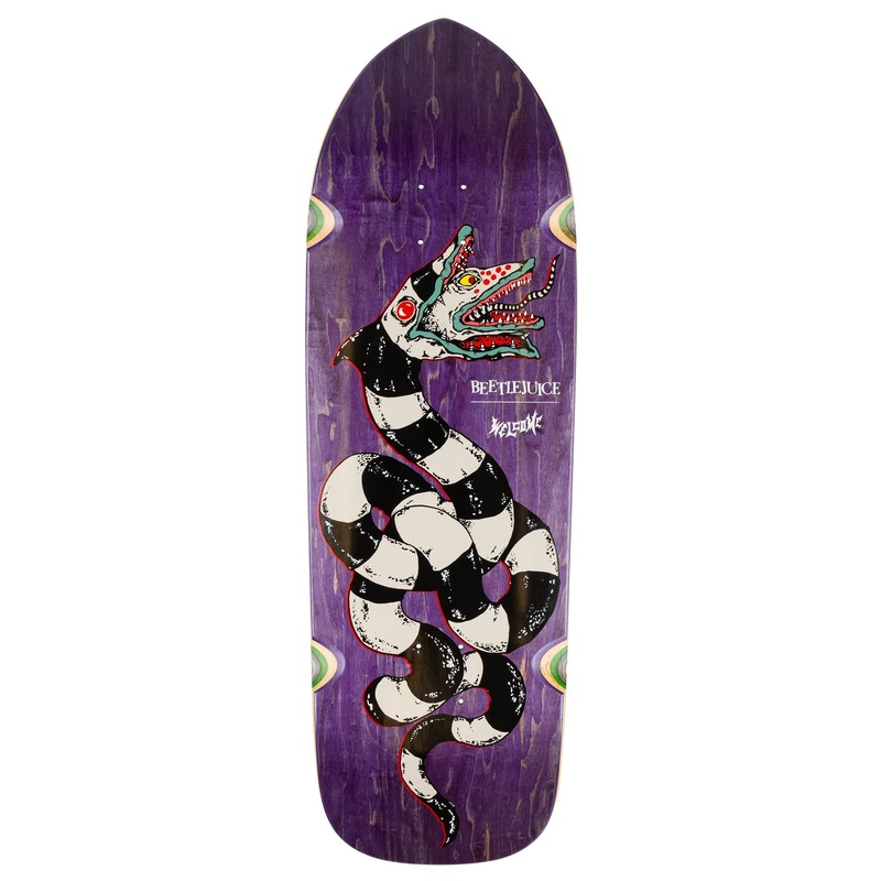 Welcome X Beetlejuice Sandworm 10.5 Skateboard Deck