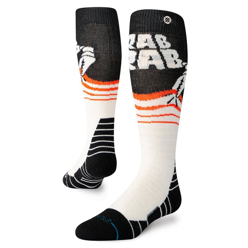 Crab Grab Mid Socks|MED|LRG|CREAM (CRM)