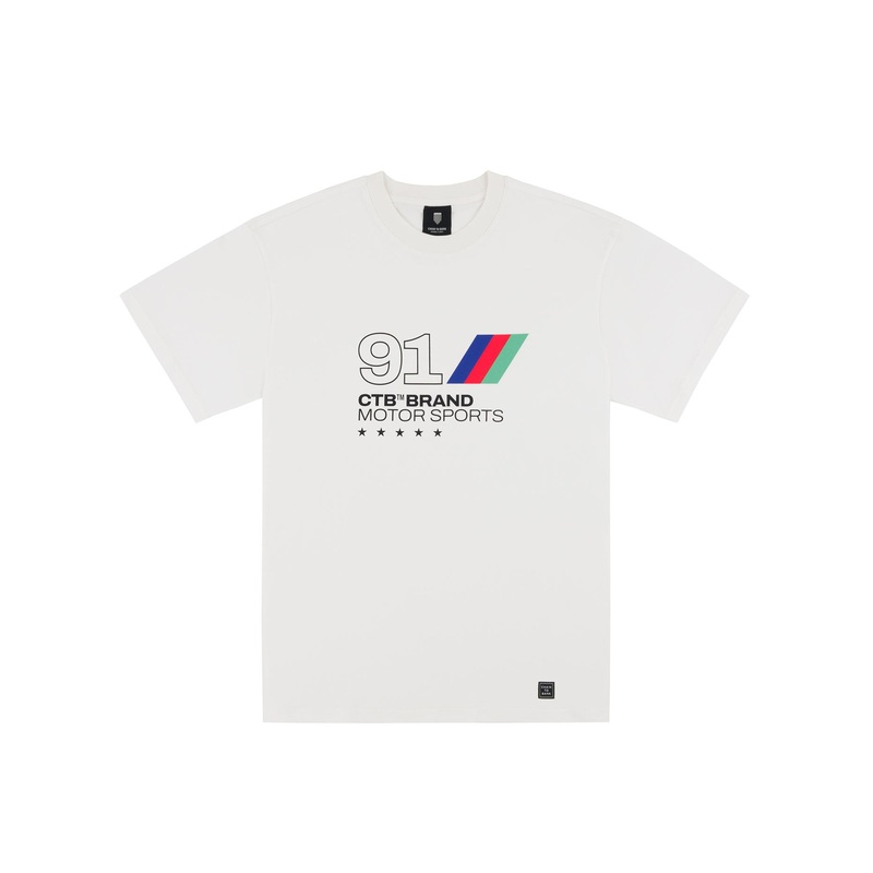 91 Motorosport T-Shirt|SM|XXL|LRG|XL|MED|WHITE