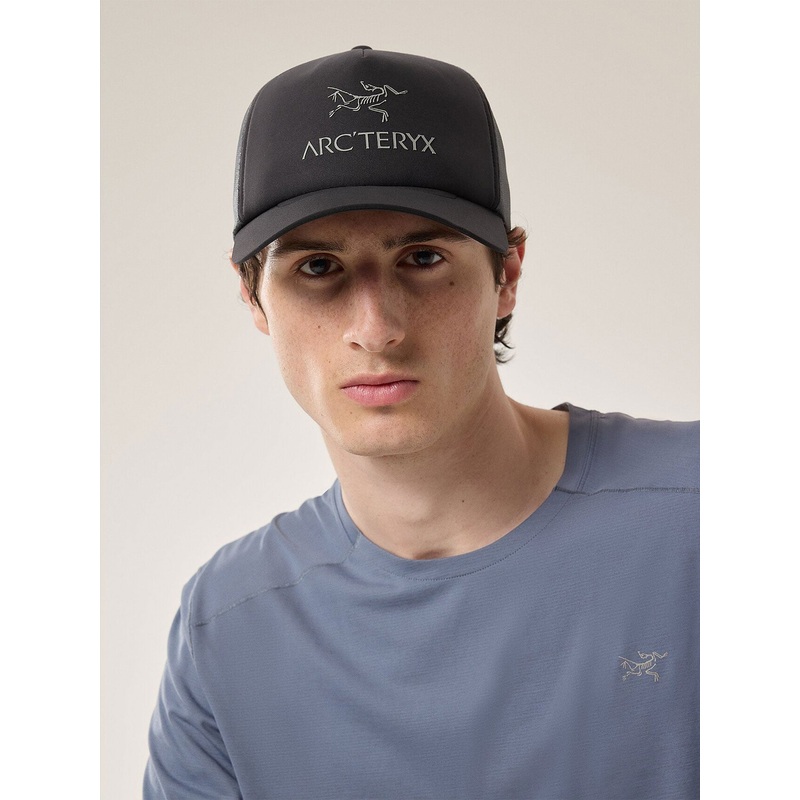 Bird Word Trucker Curved Hat|O/S|BLACK/GRAPHITE|RUNE/ARCTIC SILK|TATSU/FORAGE/YUKON