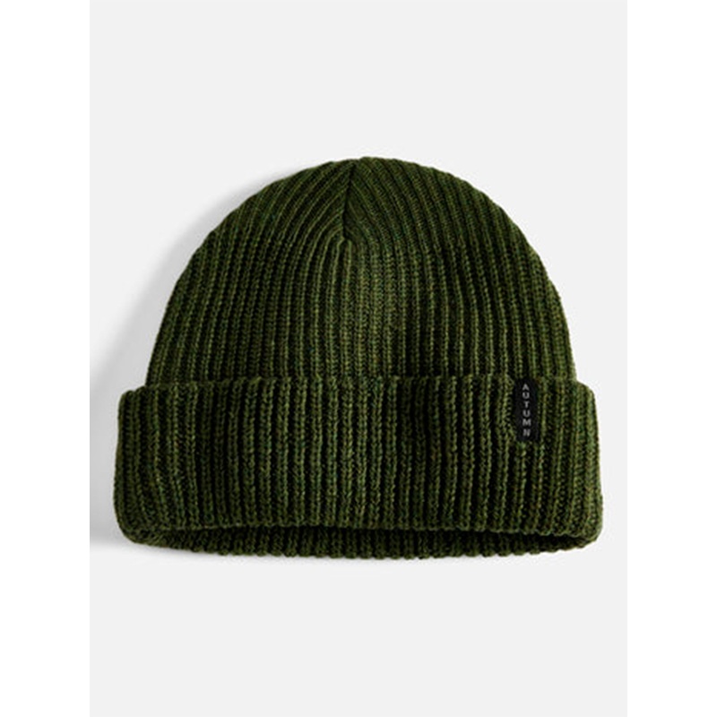 Ribbed Knit Beanie|O/S|ARMY|BLACK