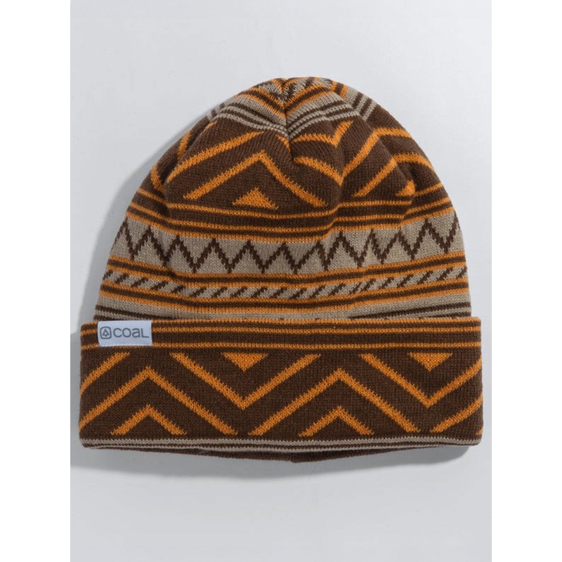 Weston Beanie|O/S|BROWN/ORANGE (BRR)|OFF WHITE (OWH)