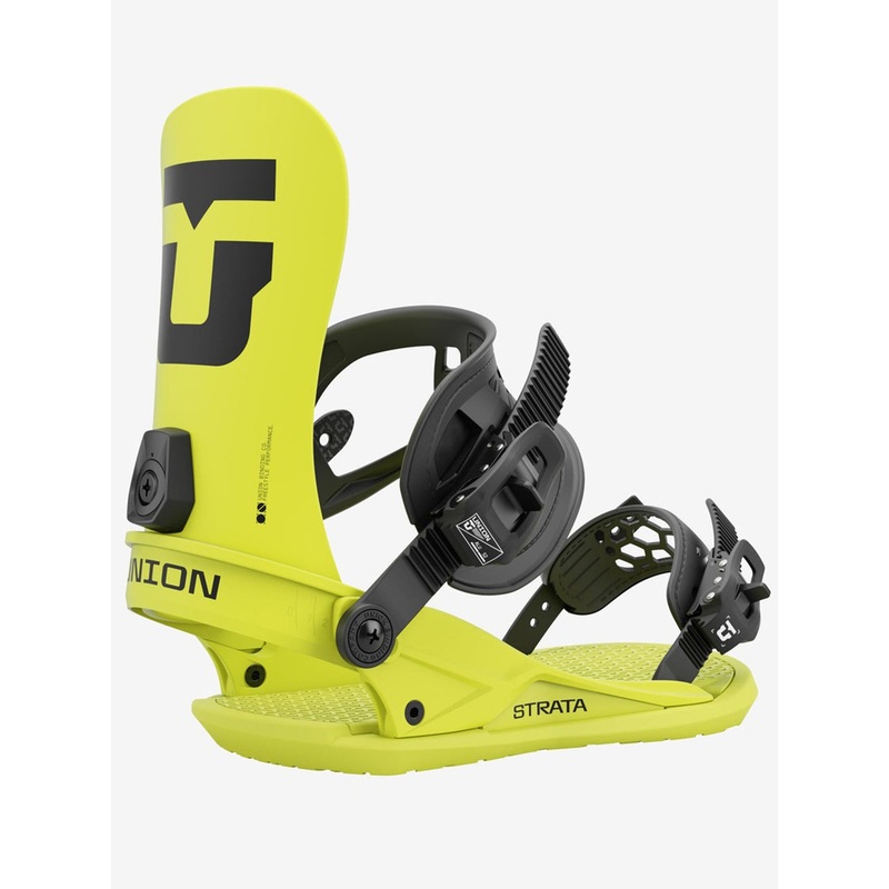 Strata Snowboard Bindings|SM|MED|LRG|BLACK|ACID GREEN|BLUE|BONE WHITE|BURGUNDY