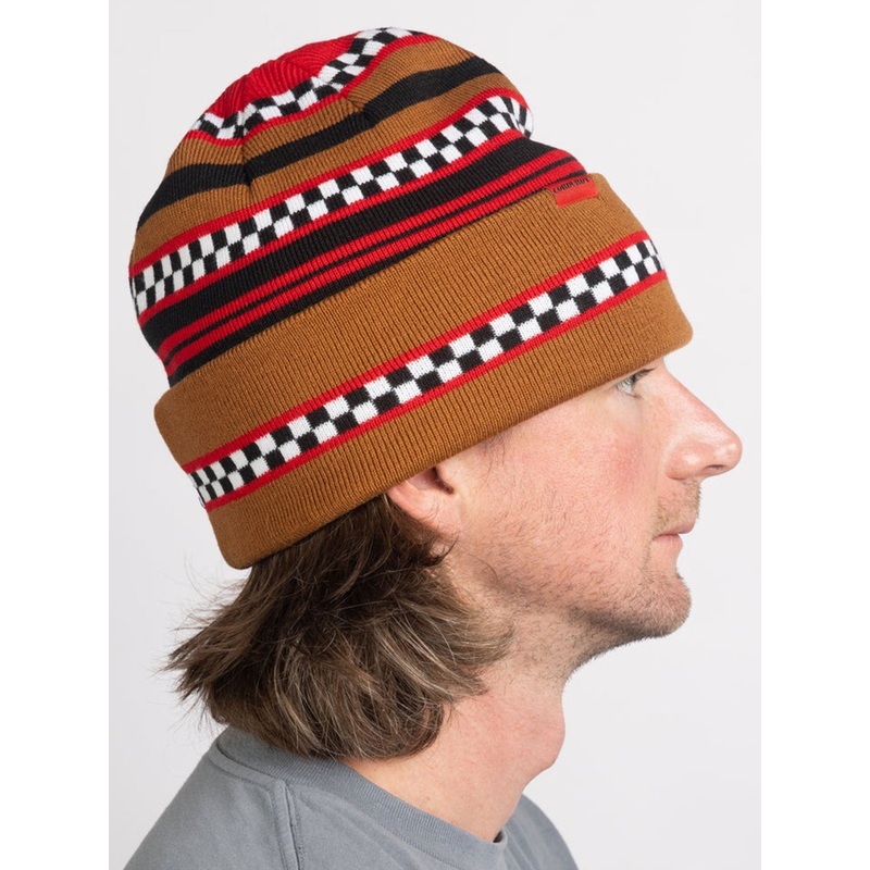 checkstripe-beanie-o-s-nutmeg-stone-grey_1 Checkstripe Beanie|O/S|NUTMEG|STONE GREY