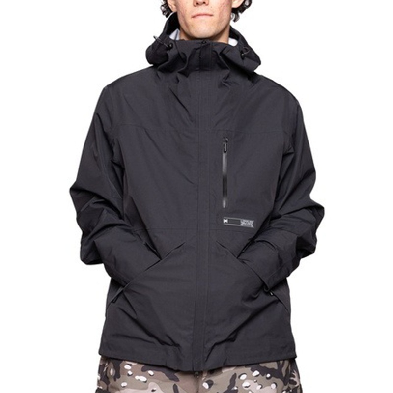 Filmore Jacket|SM|MED|LRG|XL|BLACK|CREAM/HOT YELLOW