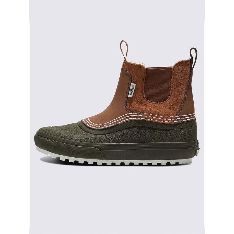 MTE Standard Mid Chelsea Waterproof Hana Beaman Brown/Green Winter Boots