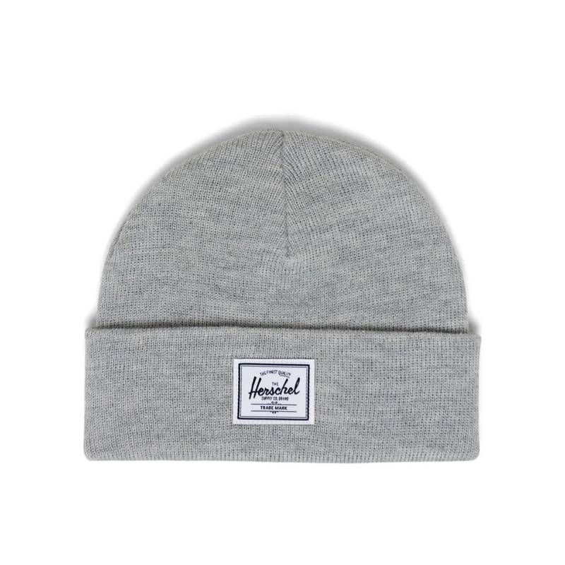 Elmer Shallow Beanie|O/S|HEATHER LIGHT GREY (0478)|BLACK (0001)