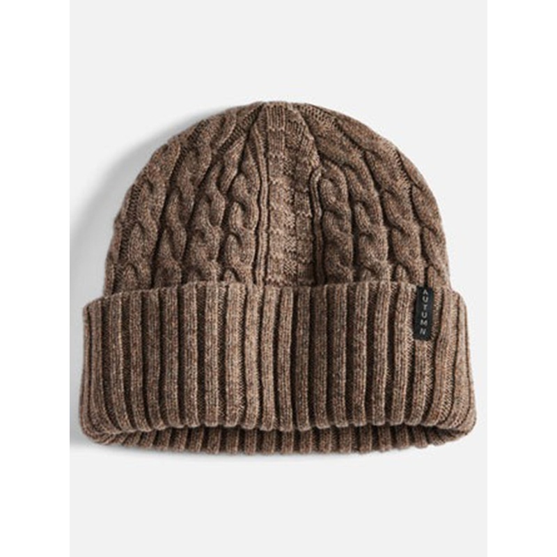 Cable Knit Beanie|O/S|BLACK|DIRT