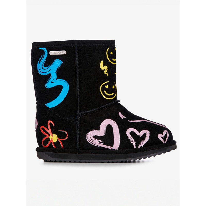 Hollis Black Boots (Youth)|J08|J09|J10|J11|BLACK