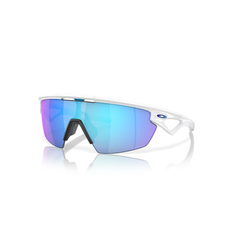 Sphaera Matte White/Prizm Sapphire Polarized Sunglasses