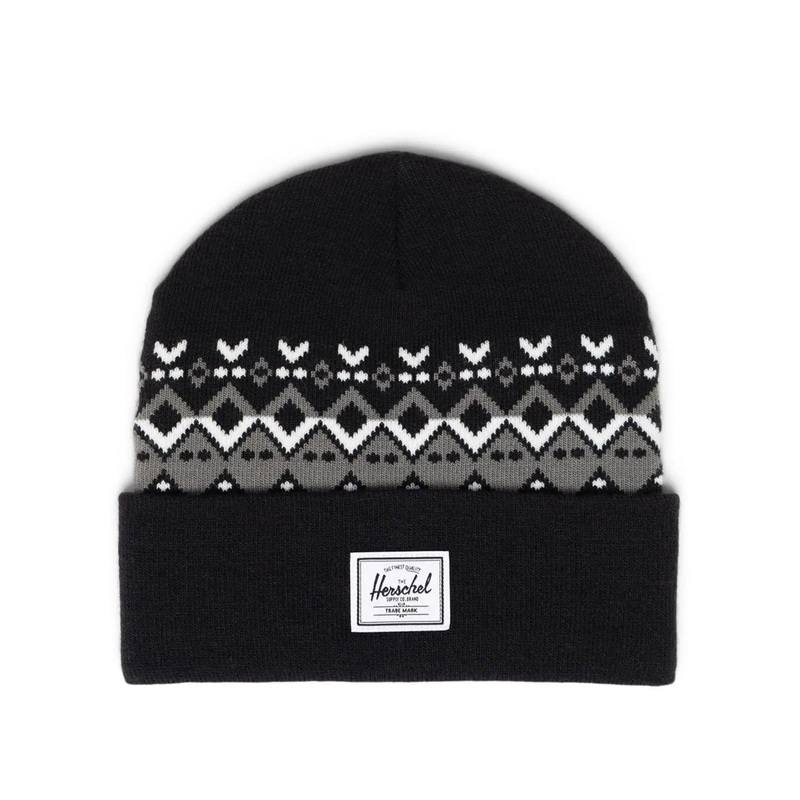 Elmer Fair Isle Beanie|O/S|BLACK (06444)|BUNGEE CORD (06443)