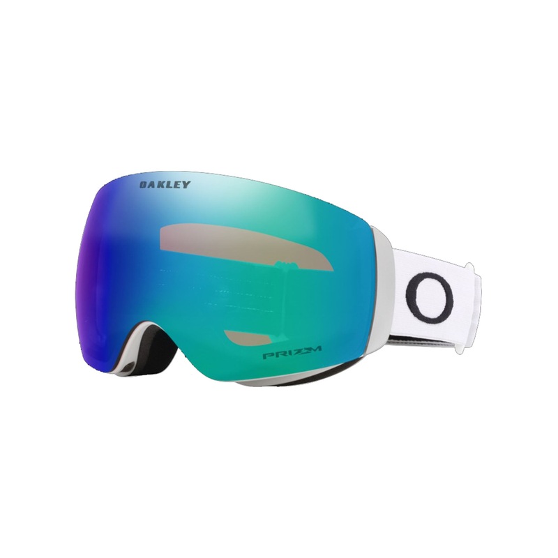 Flight Deck M Matte White/Prizm Argon Irid Goggle