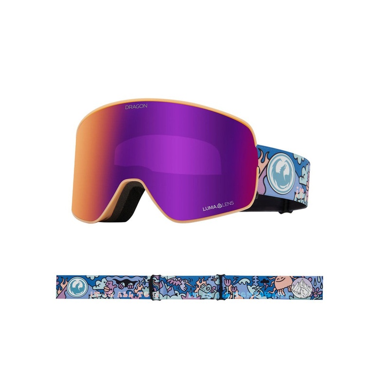 NFX2 Kimmy Fasani Signature/LL Purple ION + Spare Lens Goggle