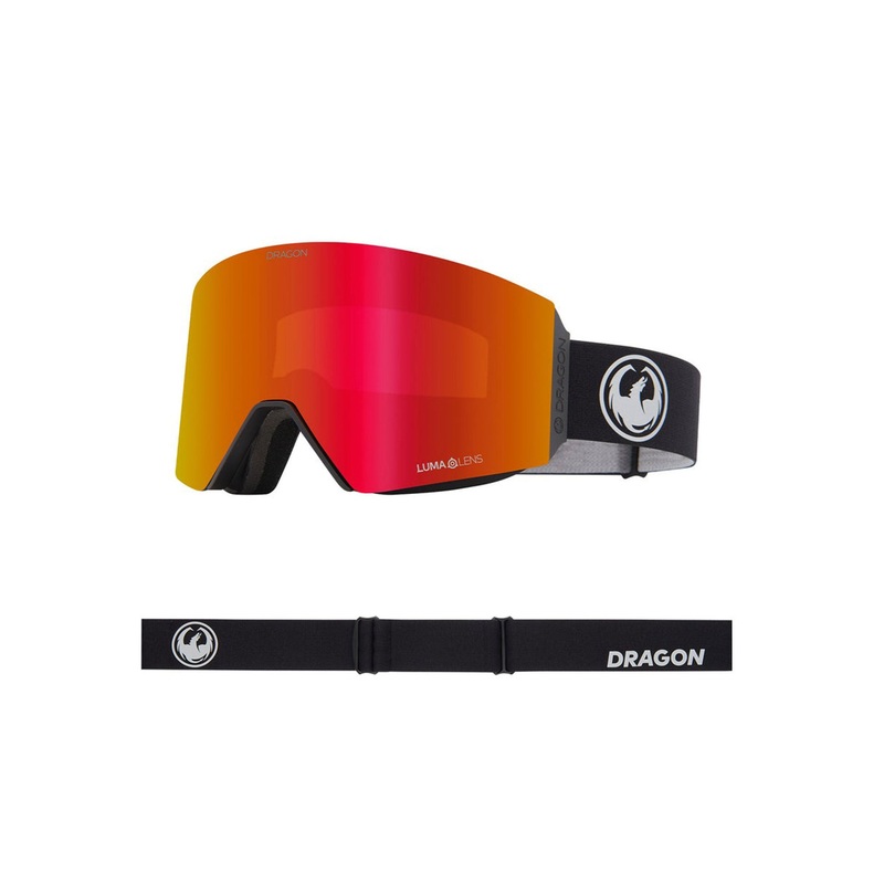 RVX MAG OTG Nouveau Black/LL Red ION + Spare Lens Goggle