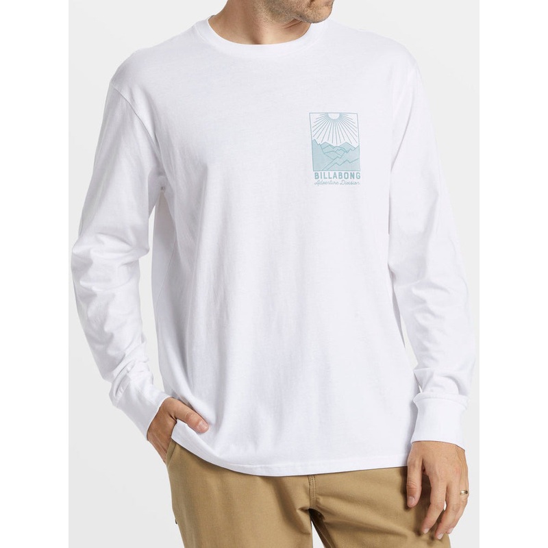 Sundown Long Sleeve T-Shirt|SM|MED|LRG|XL|XXL|WHITE (WHT)